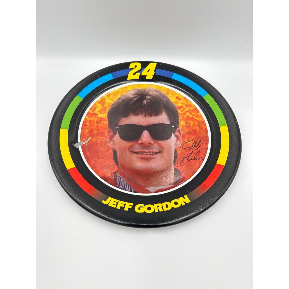 Vintage 1995 Jeff Gordon 24 NASCAR Winston Cup Collector Tin Plate OAC Marketing